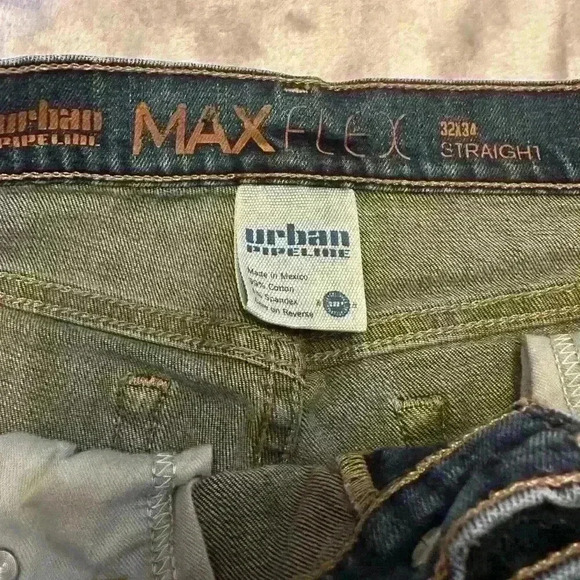 Urban Pipeline Men’s Jeans‎ 32x34 Max Flex Straight Denim Jeans - Picture 3 of 10